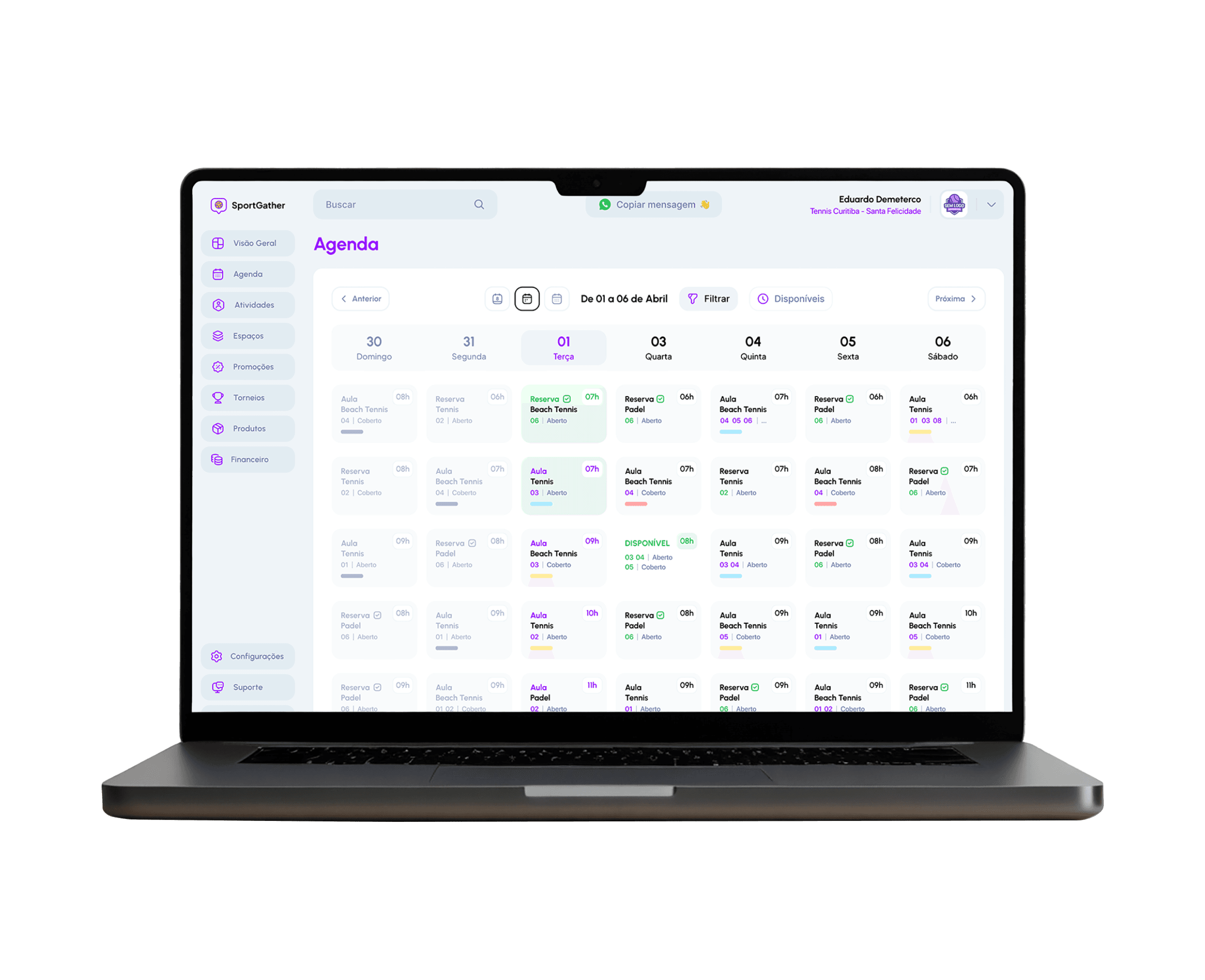 Agenda mockup